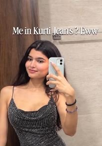 Me in kurti jeans